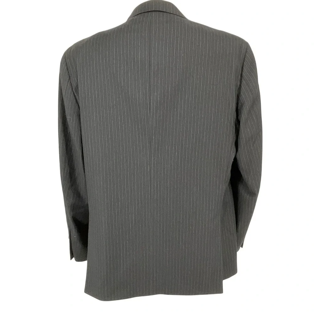 Jos. A. Bank Joseph Mens 46R Wool Suit Jacket‎ Navy Pinstripe 2 Button Blazer